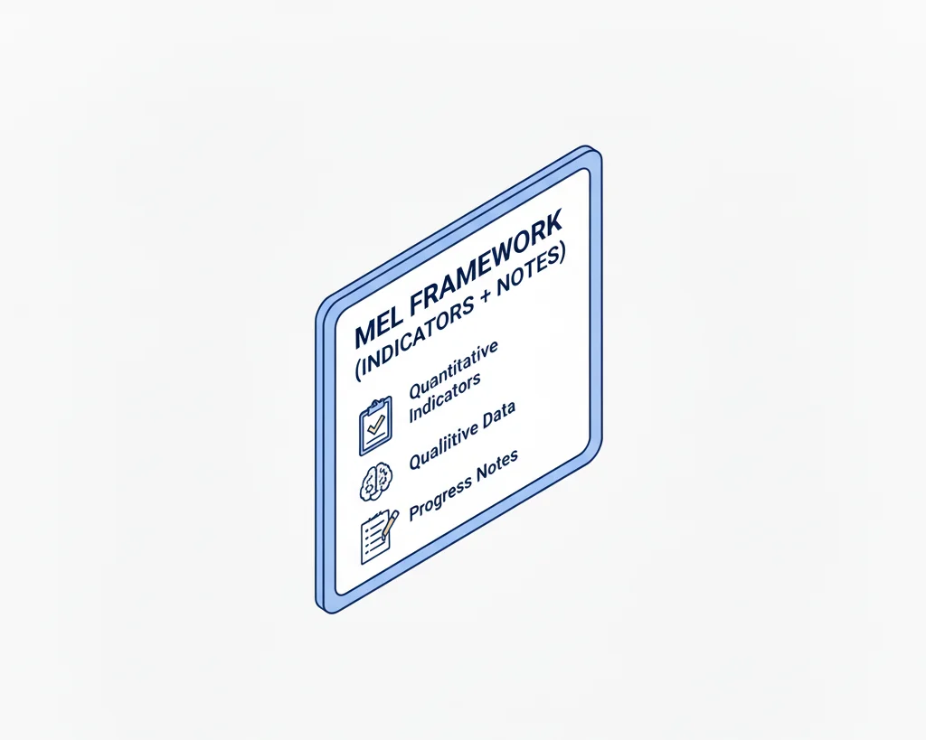 MEL Framework (Indicators + Notes) preview